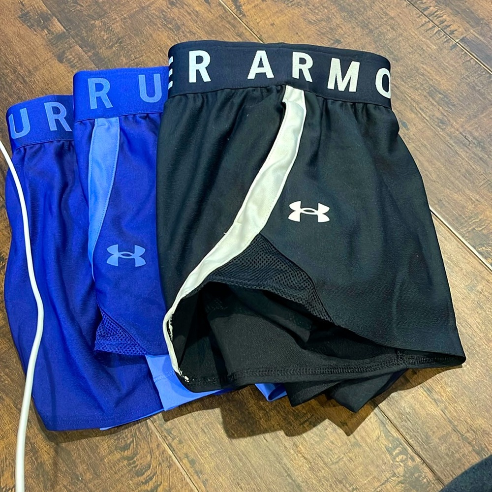 Reebok shorts, size small blue and black